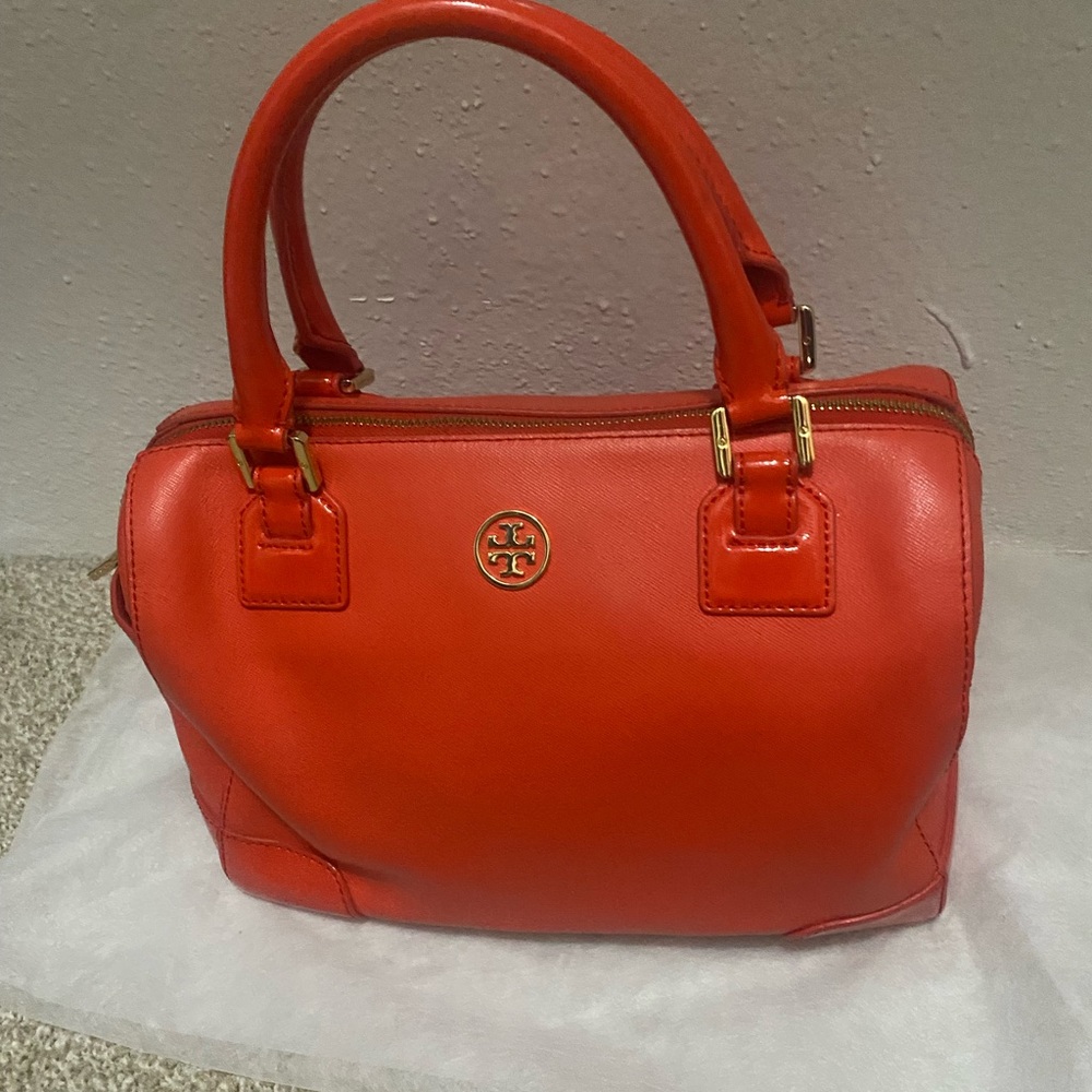 TORY BURCH ORANGE HANDBAG